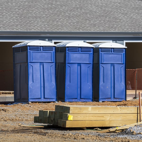 how often are the portable restrooms cleaned and serviced during a rental period in South Duxbury Massachusetts